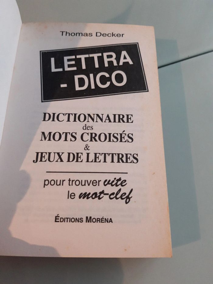Dictionnaire des Mots Croisés et jeux de lettres - photo numéro 6