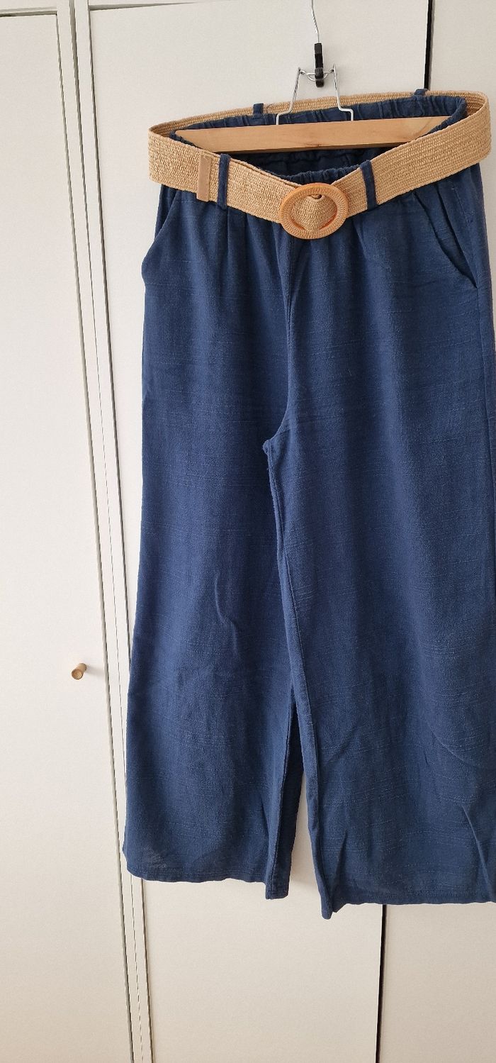 Pantalon en coton lavé - photo numéro 2