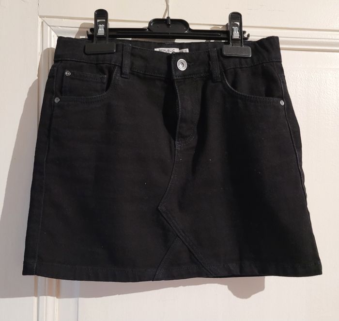 Jupe noire jean