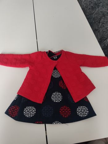 Ensemble robe cardigan obaïbi 6 mois