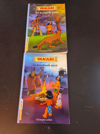 Lot de 2 livres Yakari 