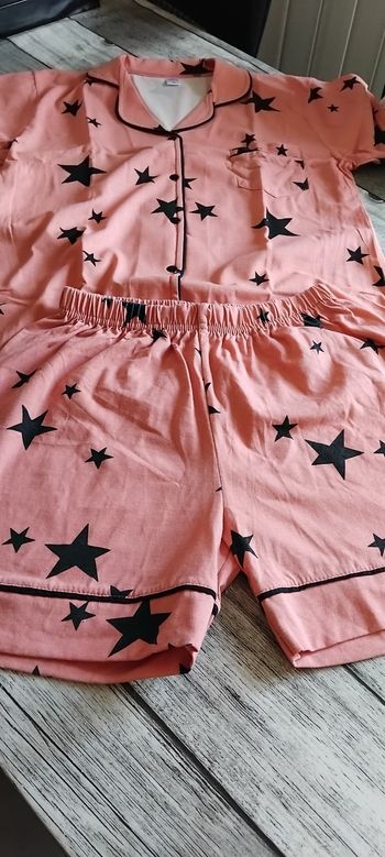 Ensemble pyjama 2 pièce corail