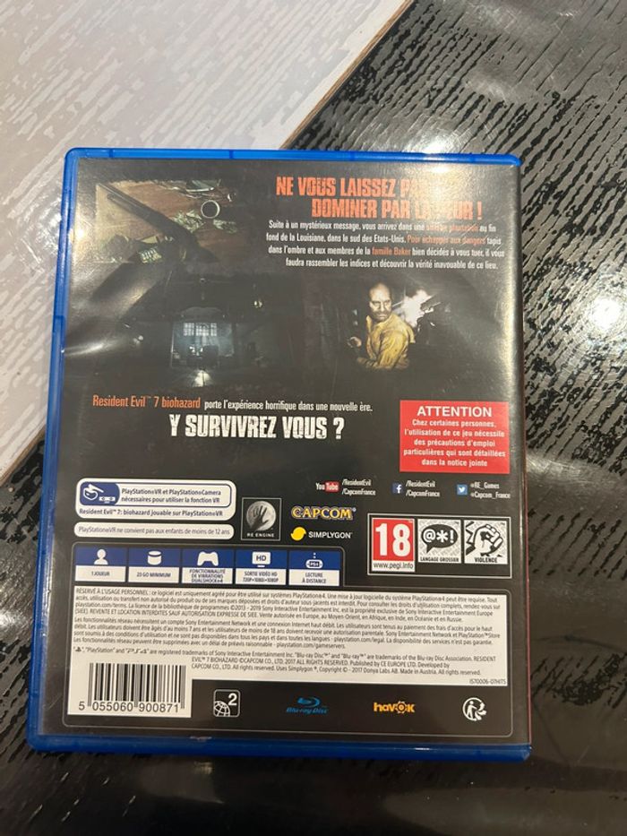 Resident Evil 7 Biohazard – PS4 – PlayStation Hits (compatible VR) - photo numéro 4