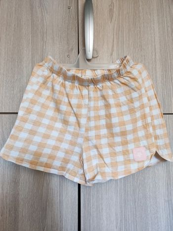 Short carreaux orange 7 ans Zeeman