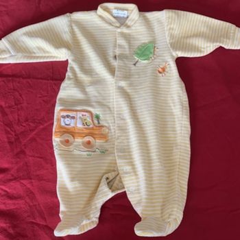 Pyjama jaune 3 mois