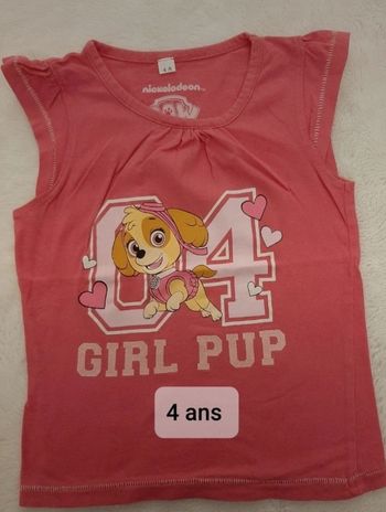 Débardeur 4 ans Pat Patrouille