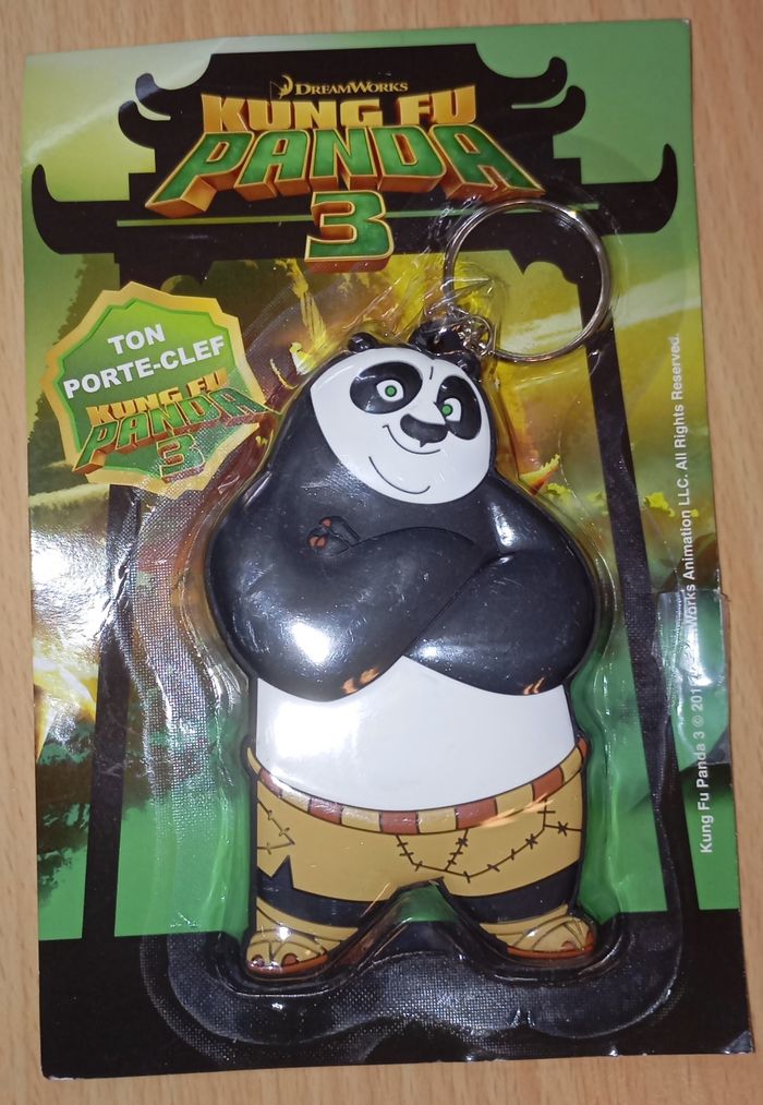 Porte-clés Kung Fu Panda 3 DeeamWorks NEUF