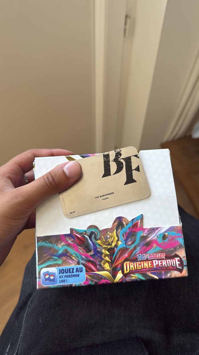 DISPLAY POKÉMON EB11 origine perdue Scellage presse