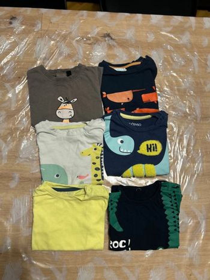 Lot de 6 tee shirts MC