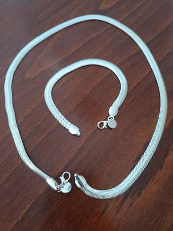 Collier et bracelet en argent s925 neufs
