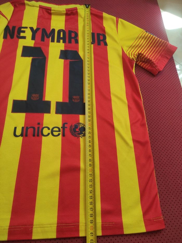 Maillot de foot Neymar FC Barcelone, Nike Authentique Officiel taille enfant 12/13 ans - photo numéro 19