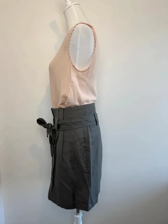 Jupe Kookai grise taille 38 parfait état - photo numéro 2