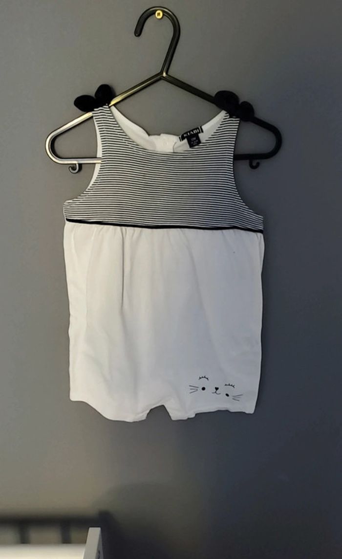 Combishort fille 12 mois
