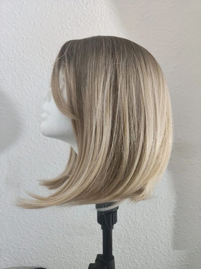 🎀 Promo 🎀 Perruque Naturelle Blond Ombré Glamour - photo numéro 12