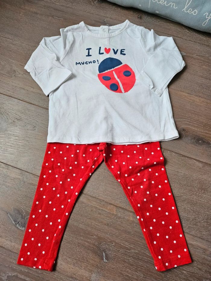 Ensemble fille 12 mois - photo numéro 2