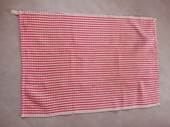 torchon imprimé à carreaux Vintage