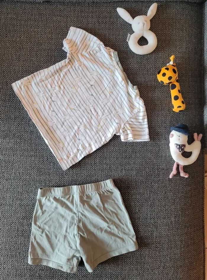 Pyjama été fille 2 pièces 3-4 ans - photo numéro 5