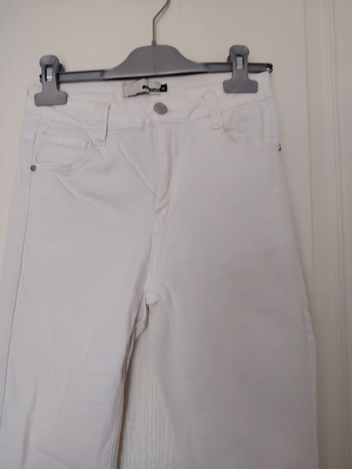 Pantalon blanc troué, Jeans Industry, T34 - photo numéro 5
