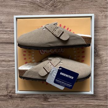 Sabots Birkenstock Boston - Fourrées - Taille 37 - Neuves