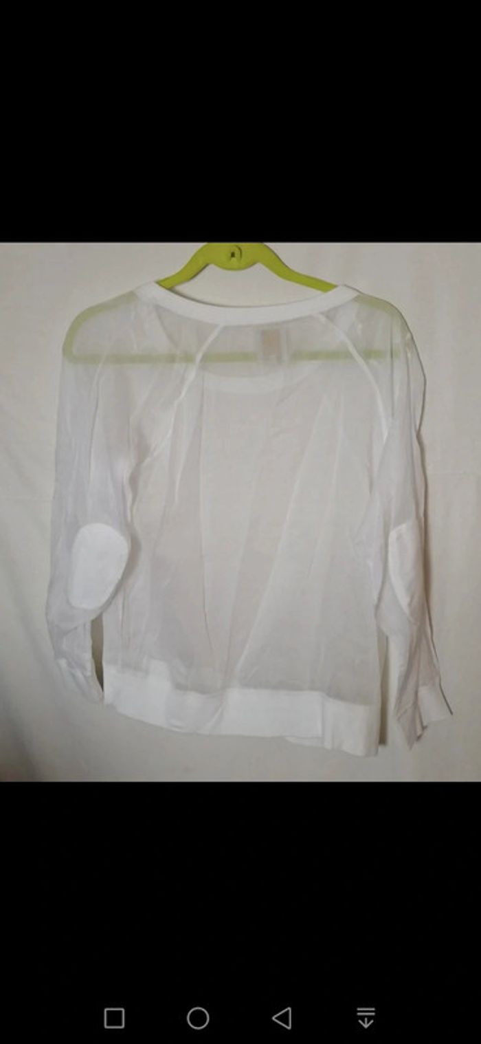 Top / haut blanc transparent Taille L Pablo - photo numéro 9