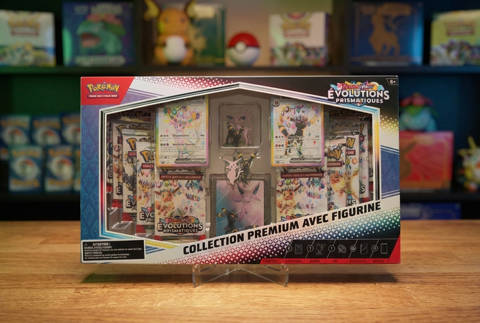 Coffret Pokémon Premium Figurine Evolutions Prismatiques - EV8.5 - Neuf & Scellé