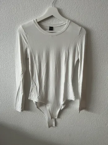 Body blanc manches longues SHEIN – Taille S (36)