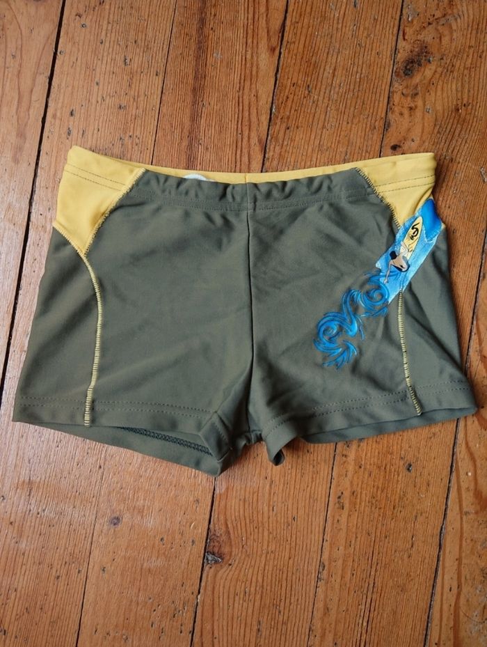 Maillot de bain kaki 8 ans garçon
