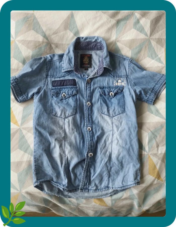 Chemise en jean garçon 4-6 ans
