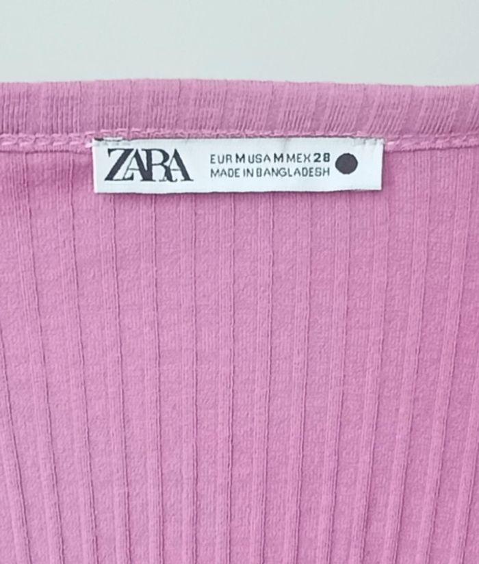 Body débardeur côtelé Zara taille 38 - photo numéro 7