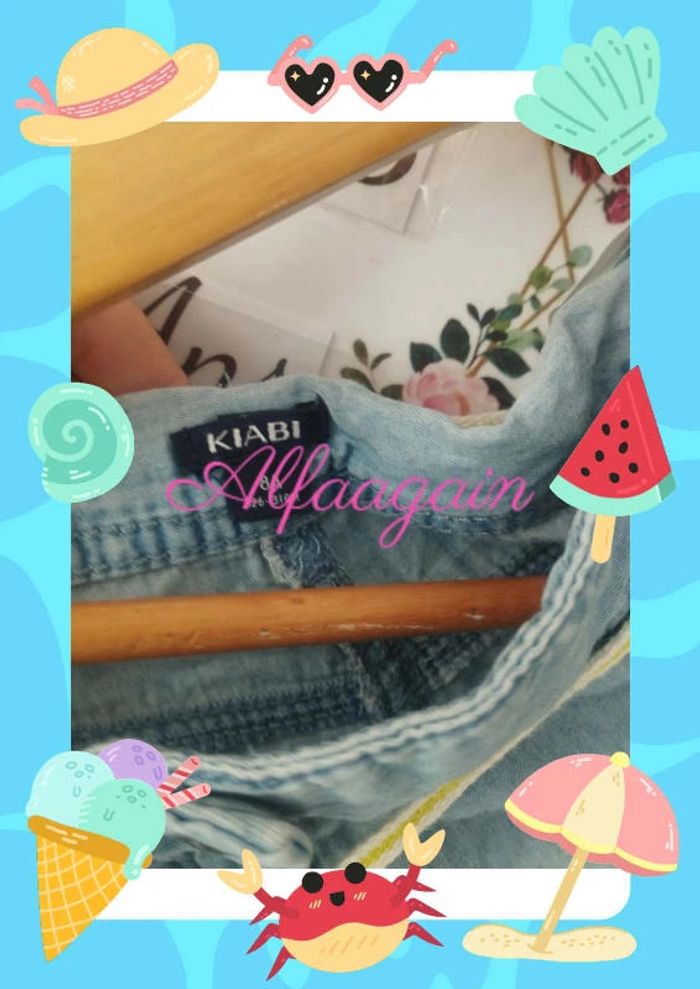 Lot shorts jean 7/8ans - photo numéro 14