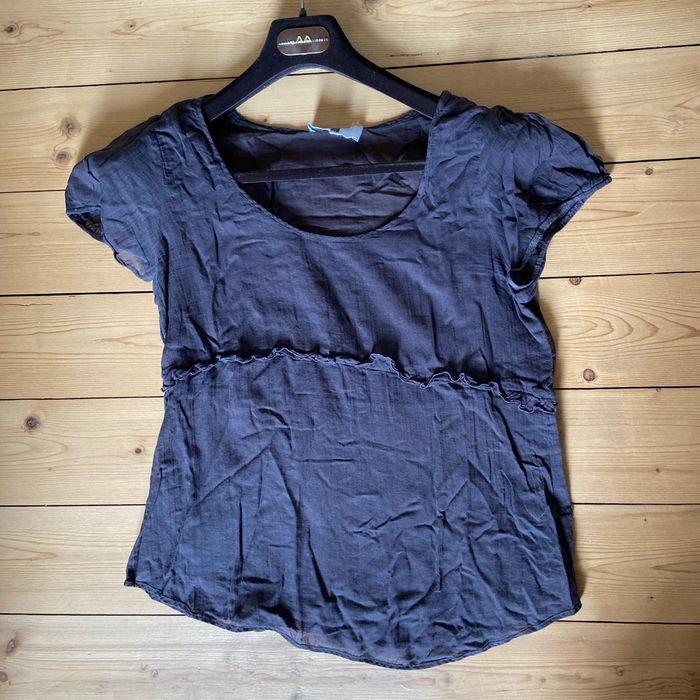 Tee shirt leger marron - photo numéro 4