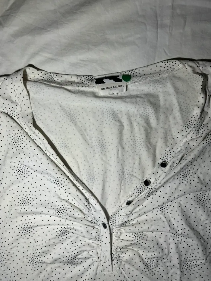 Blouse blanche un jour ailleur - photo numéro 6