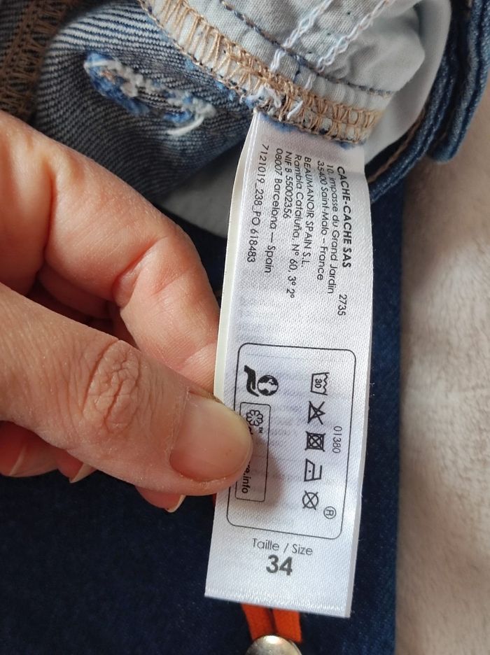 Jeans taille haute taille 34 - photo numéro 4