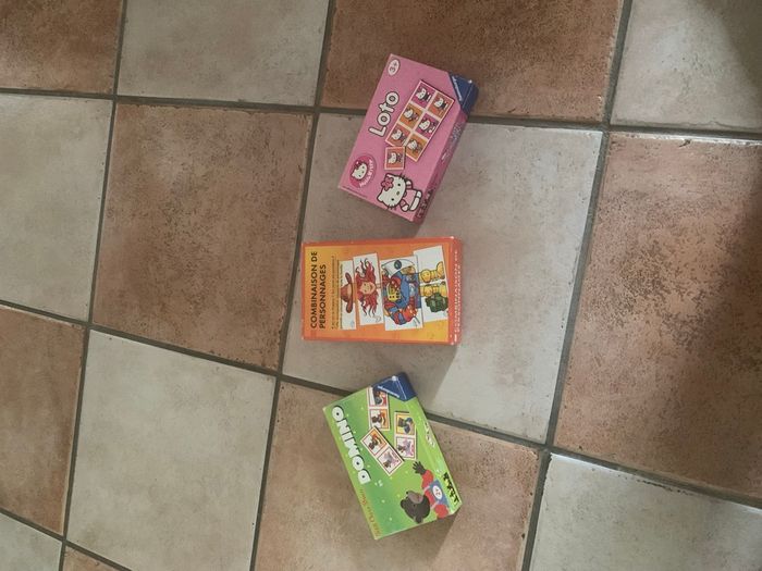 Lot de 3  jeux de cartes pour enfants - photo numéro 2