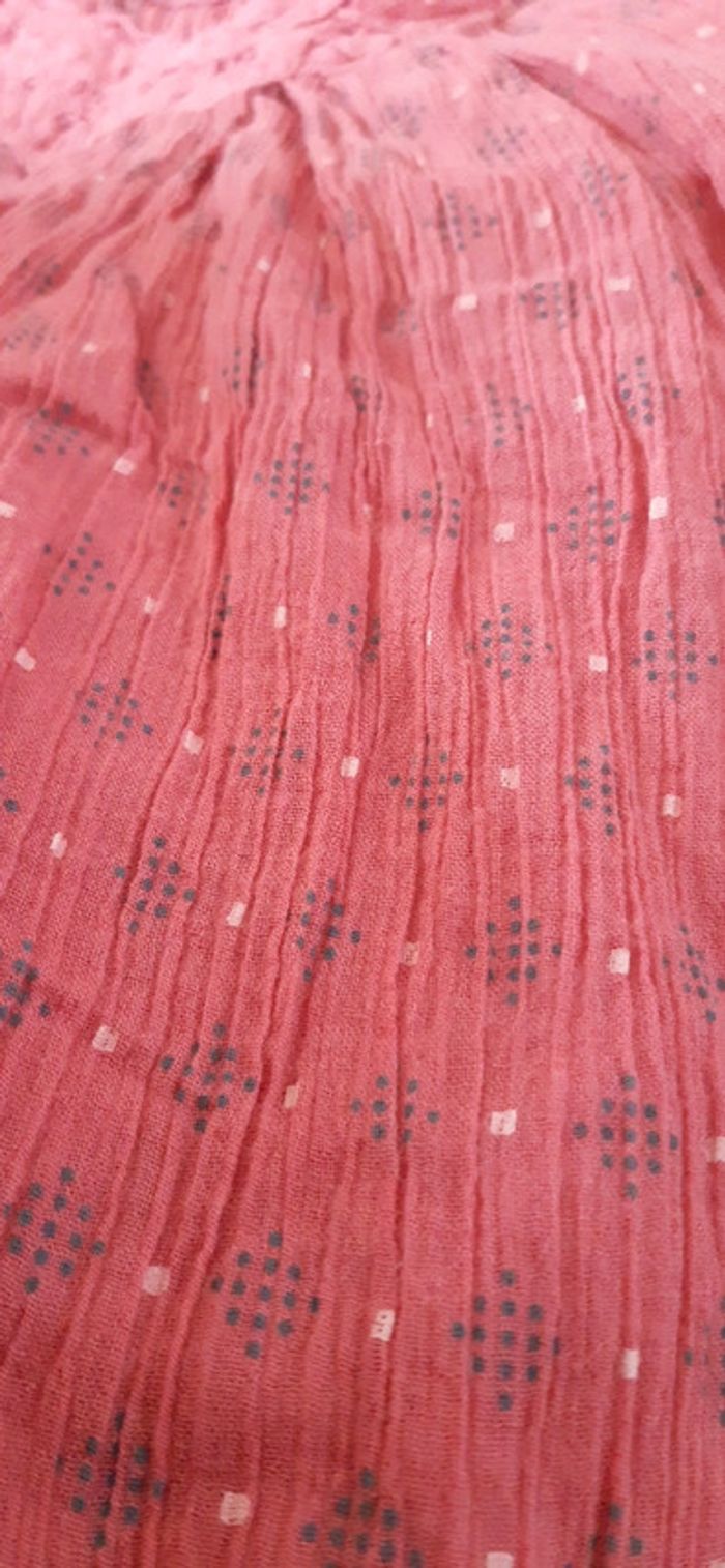 Débardeur tour de cou dos nu bébé 24 mois rose pois - photo numéro 2