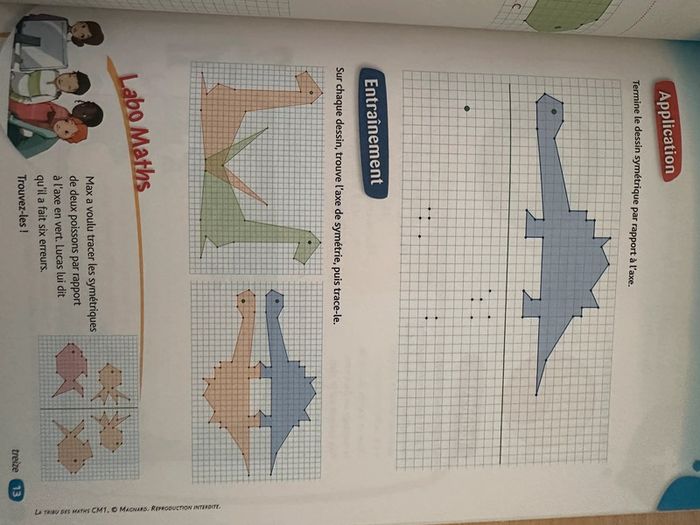 Livret la tribu des maths cahier de géométrie cm1 - photo numéro 4