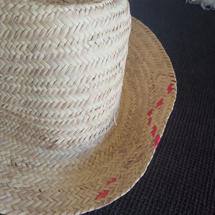 Chapeau paille homme T57cm - photo numéro 2