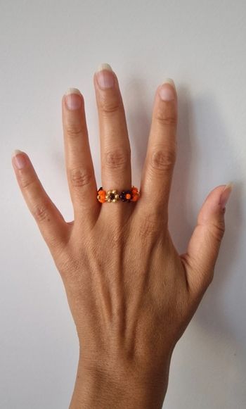 Bague fleurs thème automne