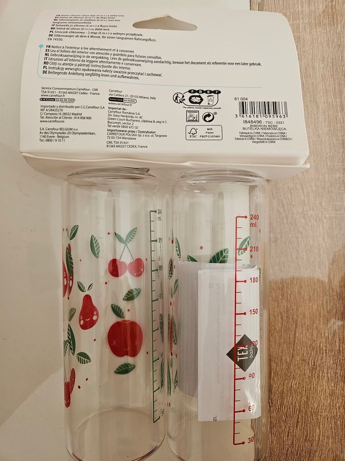 Lot de 6 biberons - photo numéro 2