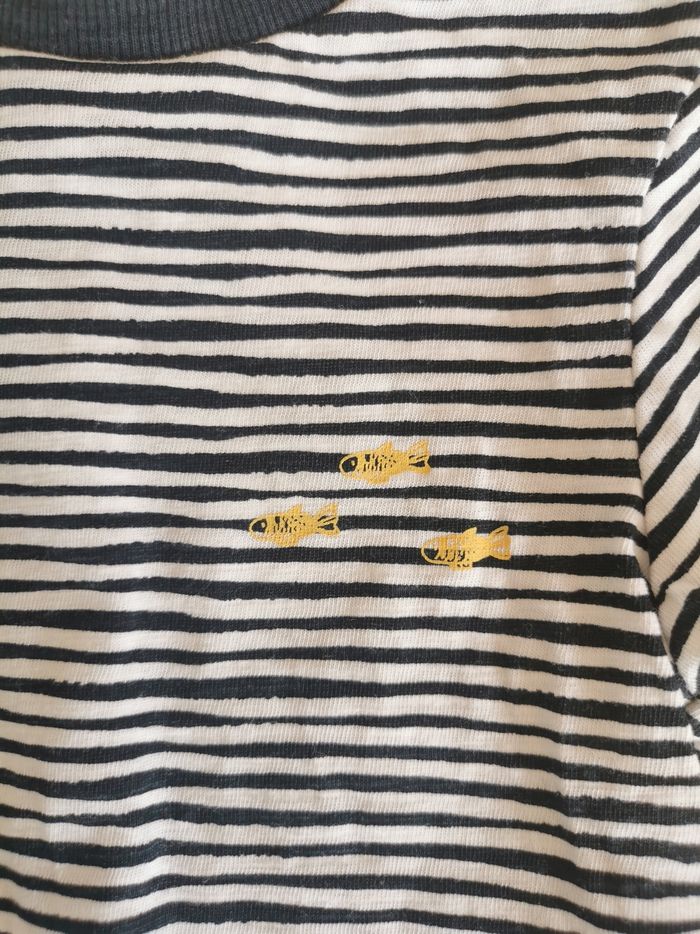 Lot de 2 t-shirt manches courtes bébé garçon 6mois verbaudet neuf sans étiquette - photo numéro 6