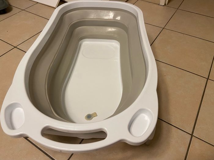 Baignoire bébé pliable + coussin - photo numéro 2