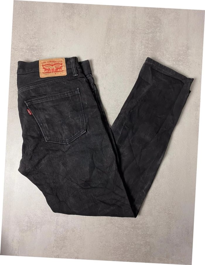 Jean levis noir troué 504 W31 L32 - photo numéro 2