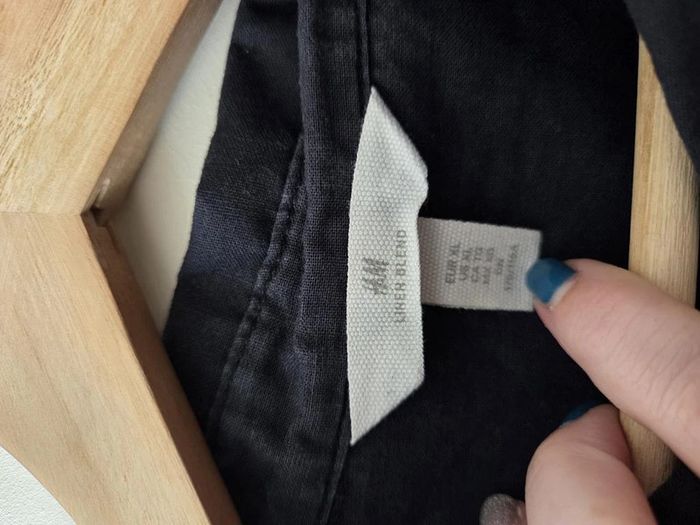 chemise H&m noir taille Xl - photo numéro 6