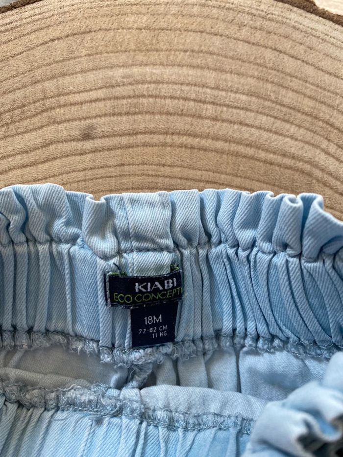 Short effet jeans fille 18 mois - photo numéro 3