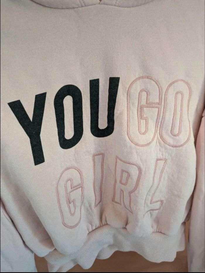 Pull court rose pâle - photo numéro 2
