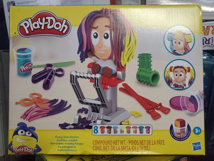PLAY DOH Pâte à modeler coiffeur Créatif.