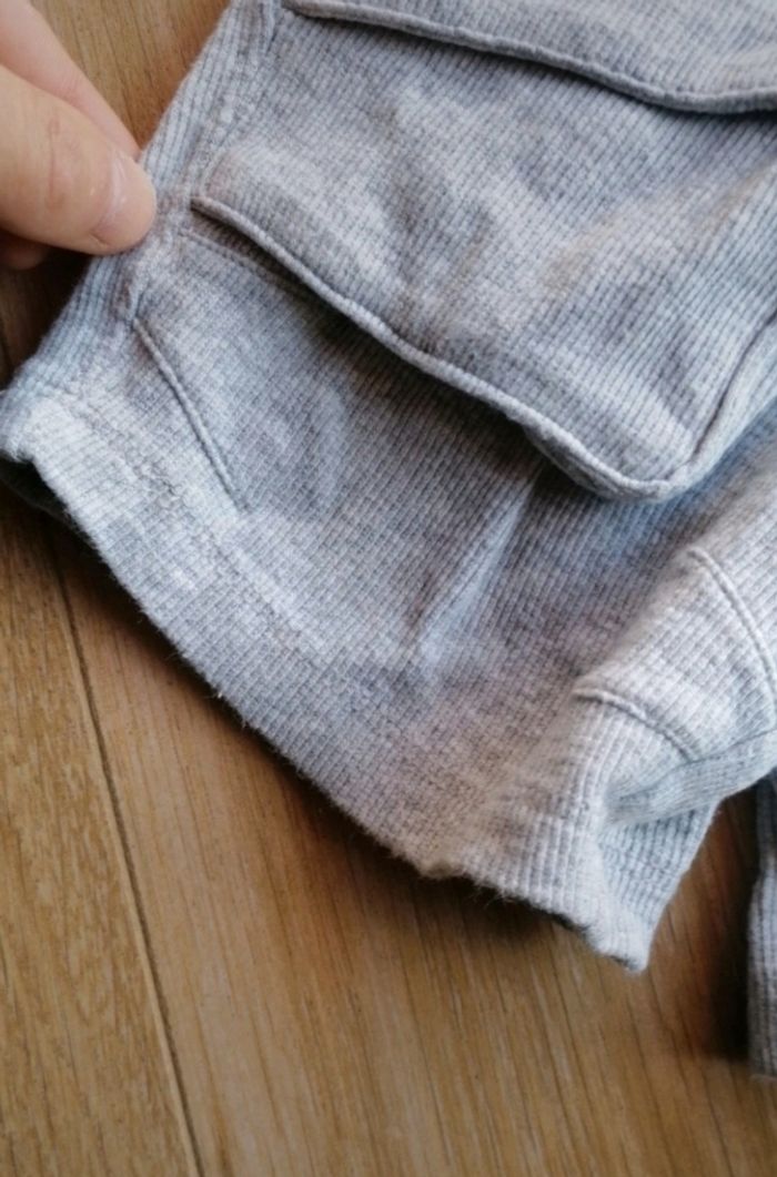 Short gris cadet rousselle 6 mois - photo numéro 2