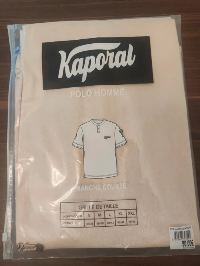 Polo homme Kaporal beige XXL - photo numéro 2