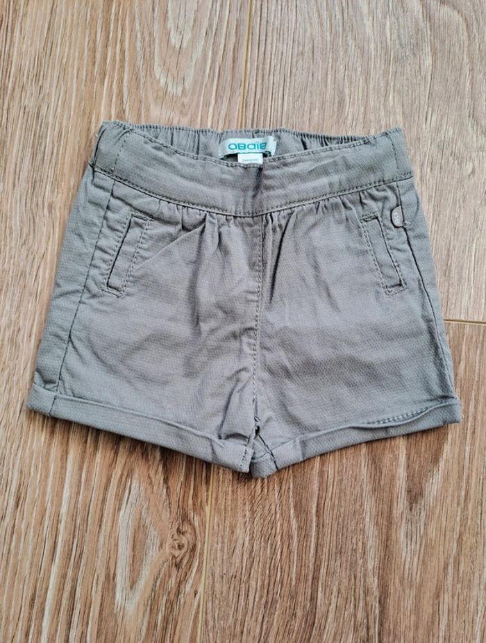 Short fille 3 mois Obaïbi NEUF