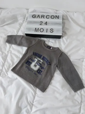 Pull garçon 24 mois Sergent Major
